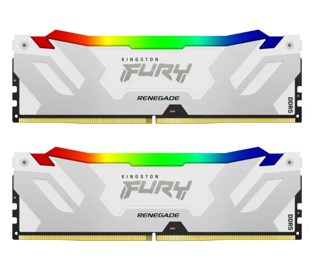 Kingston FURY 64GB (2x32GB) 6000MHz CL32 FURY Renegade RGB White XMP - 1139008 - zdjęcie